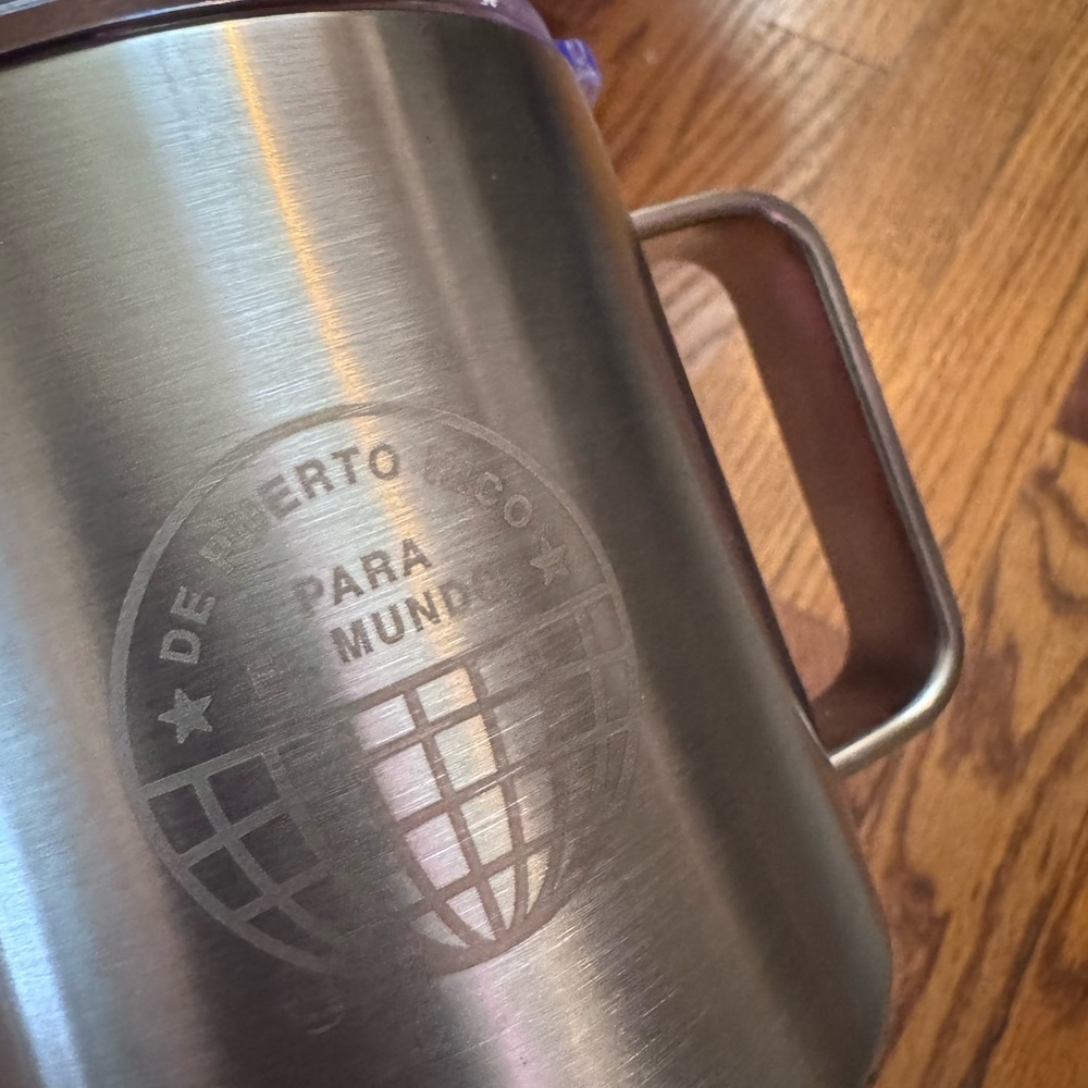 Bad Bunny DTMF Stainless Steel Mug with Handle